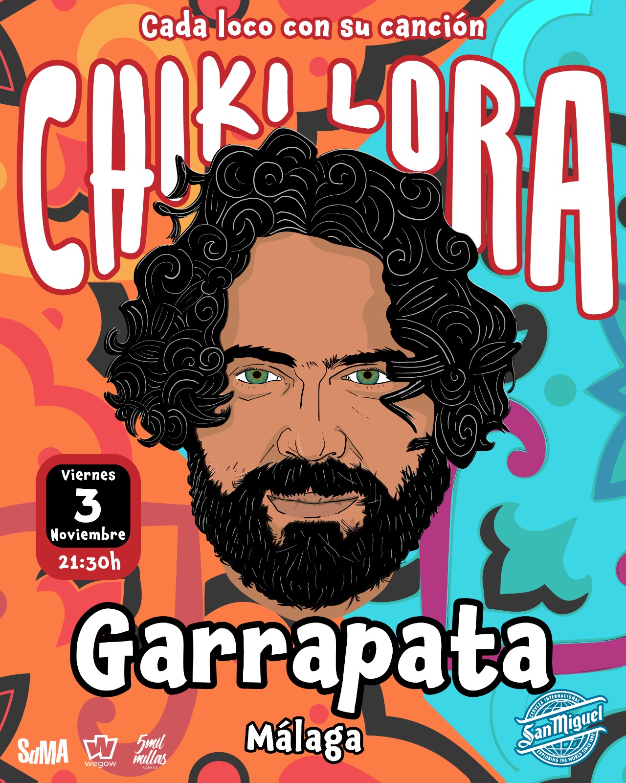 Fotografía promocional de Chiki Lora en Málaga