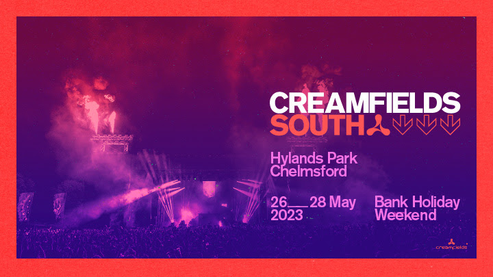 Promofoto von cinch presents Creamfields South 2023.
