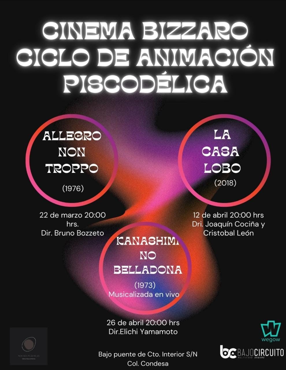 Fotografía promocional de Cinema Bizarro: La Casa Lobo en Bajo Circuito