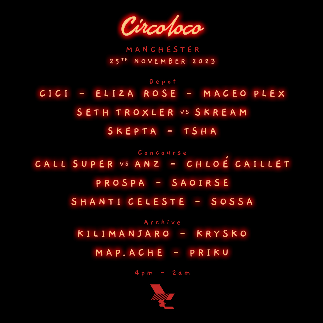 Fotografía promocional de CIRCOLOCO at The Warehouse Project