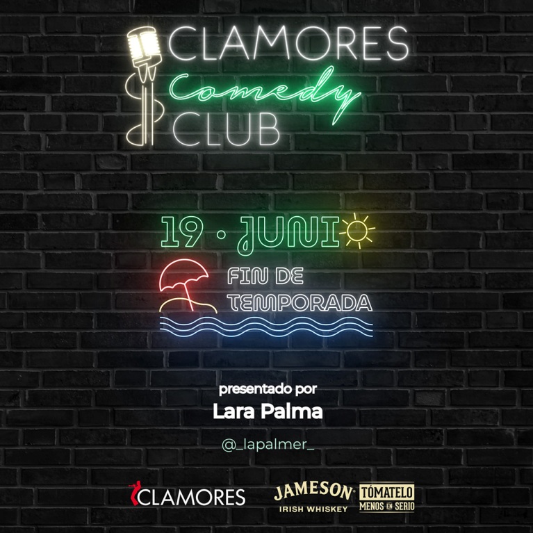Fotografía promocional de Clamores Comedy Club 19 de Junio (FIN de TEMPORADA)