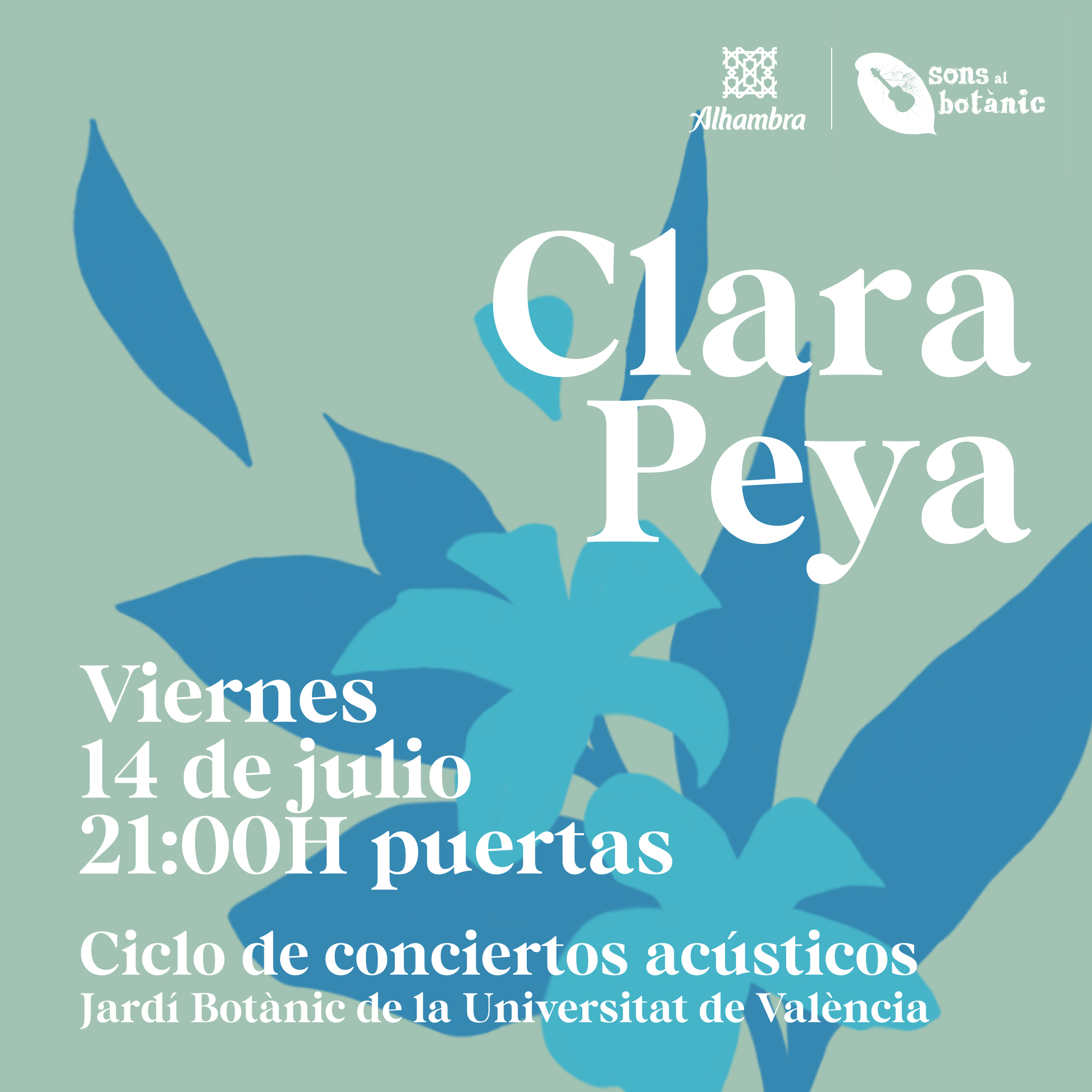 Fotografía promocional de Clara Peya en Sons al Botànic
