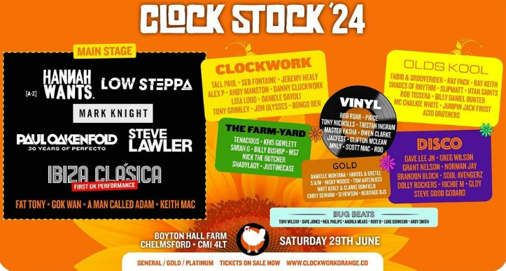 Promotional photograph of Clockstock 2024.