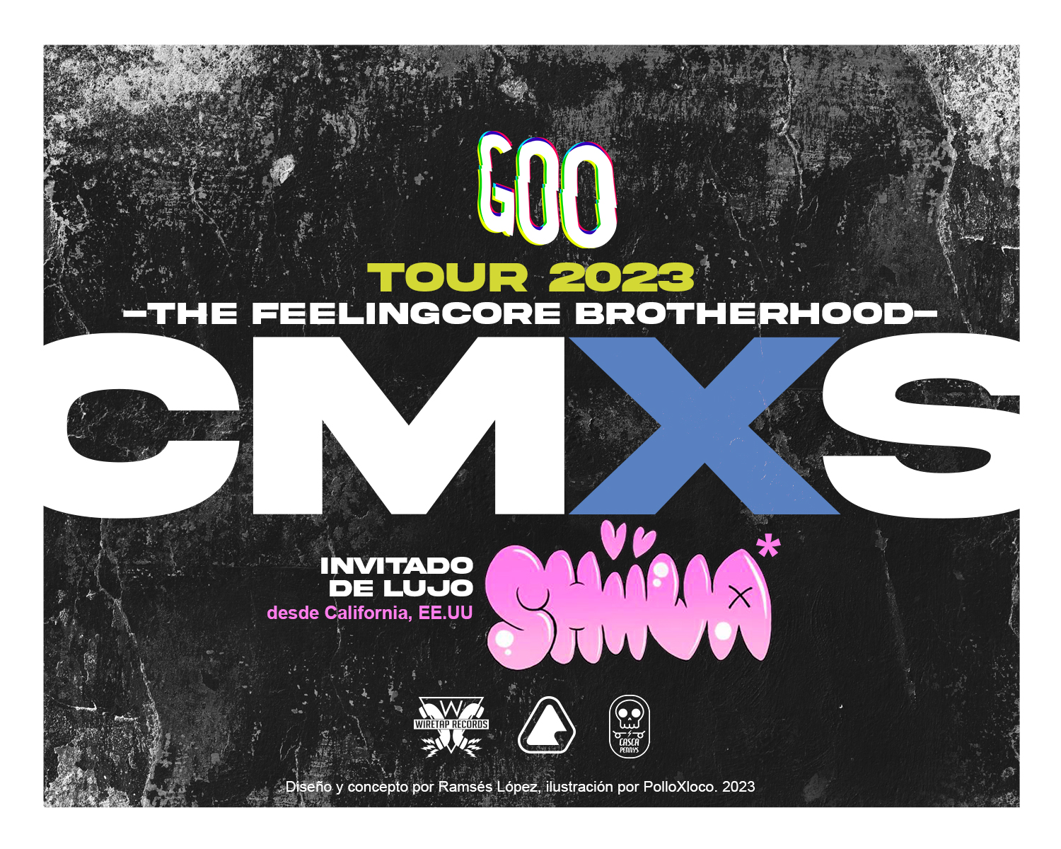 Fotografía promocional de CMXS en Monterrey, Metapatio