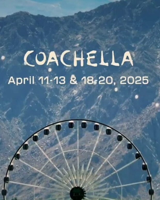 Fotografia promozionale di Coachella 2025.