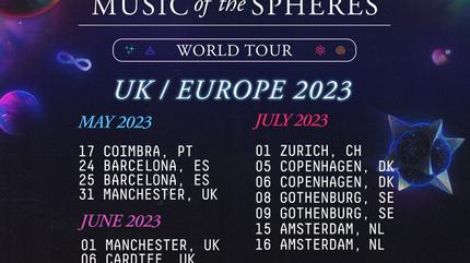 Coldplay concert in Amsterdam (16 july) | Music of The Spheres World Tour
