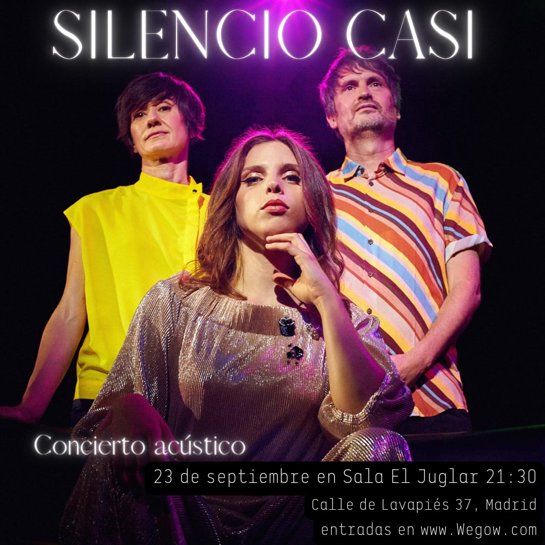 Fotografía promocional de Concierto acústico Silencio Casi en El Juglar