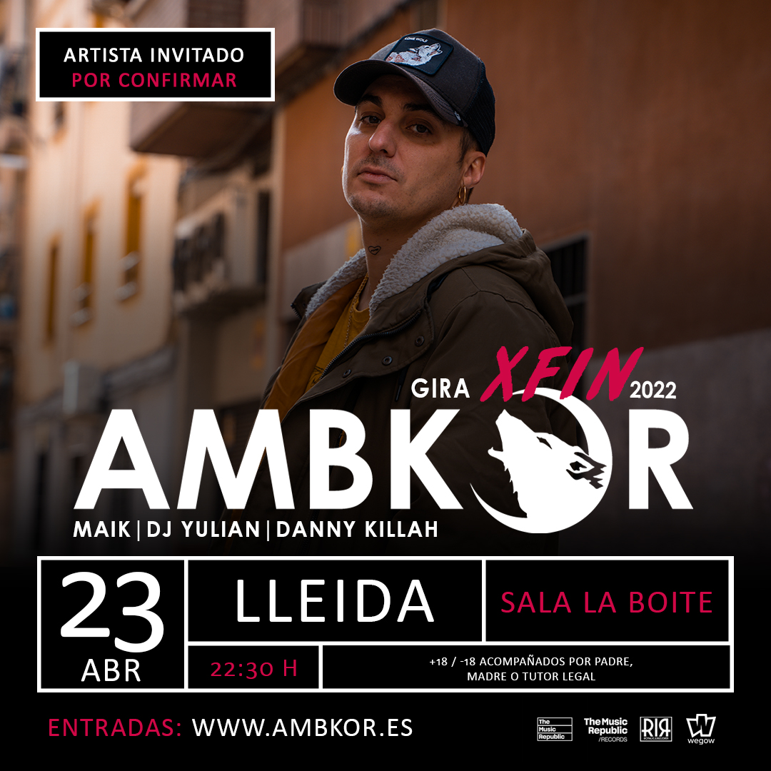 Ambkor concert tickets for La Boite (Lleida), Lleida Saturday, 23 April  2022 | Wegow Ireland