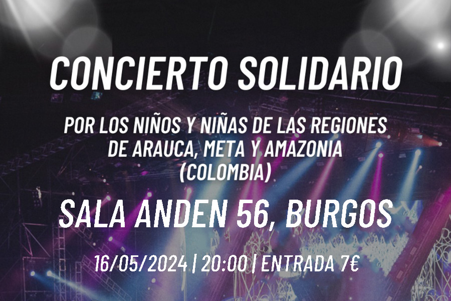 Fotografía promocional de Concierto Benéfico por los niños y niñas de Arauca, Meta y Amazonia (Colombia)