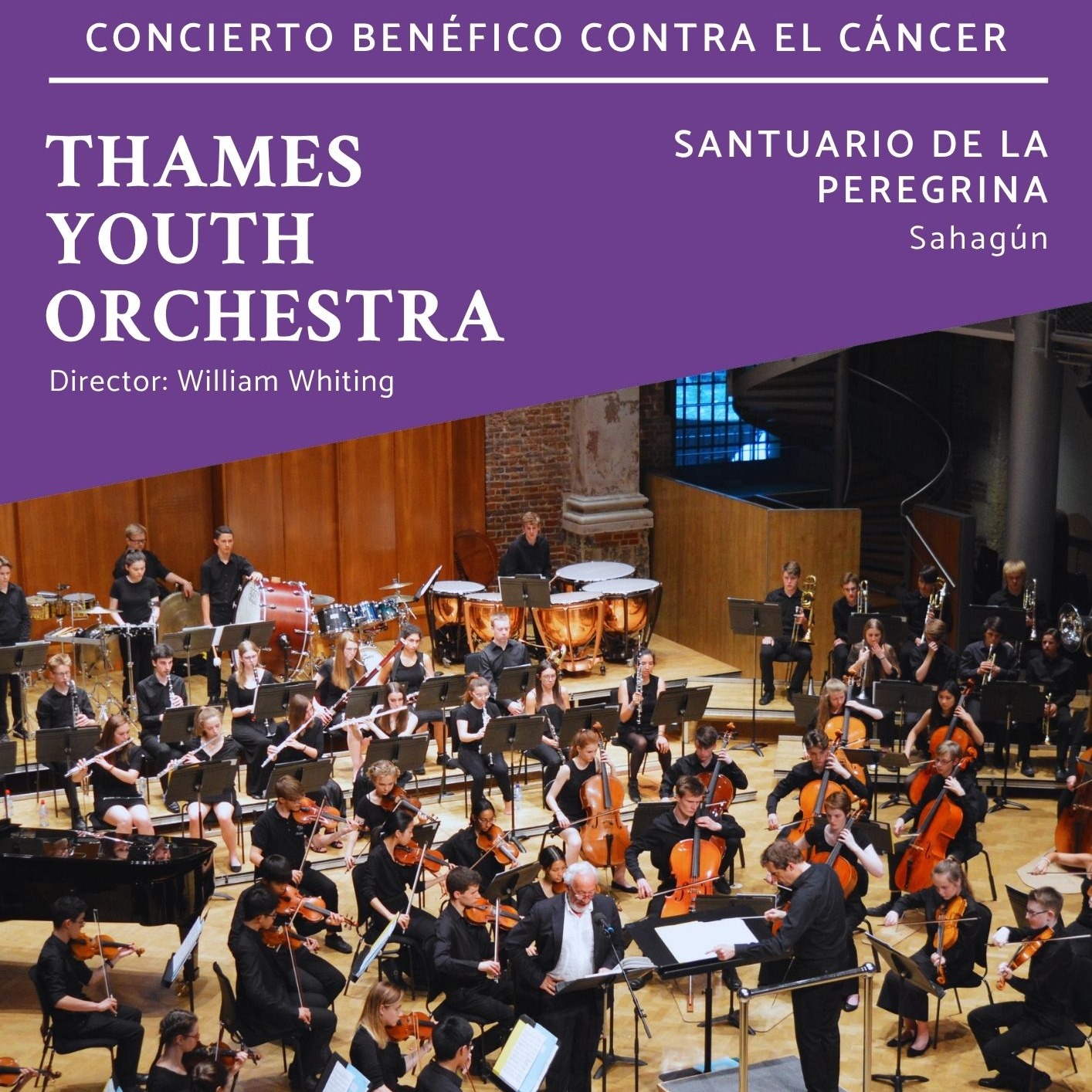 Fotografía promocional de Concierto Benéfico | THAMES YOUTH ORCHESTRA | Sahagún