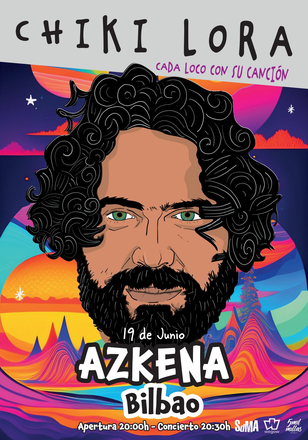 Fotografía promocional de Concierto Chiki Lora Bilbao