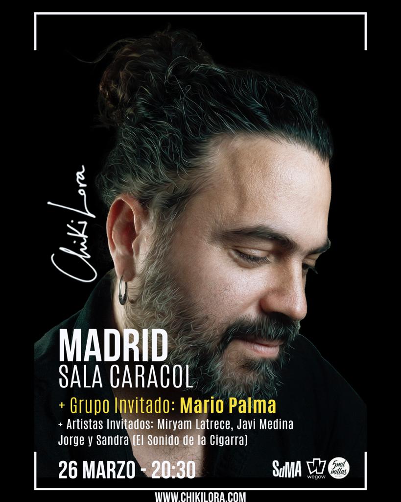 Fotografía promocional de Concierto Chiki Lora en Madrid