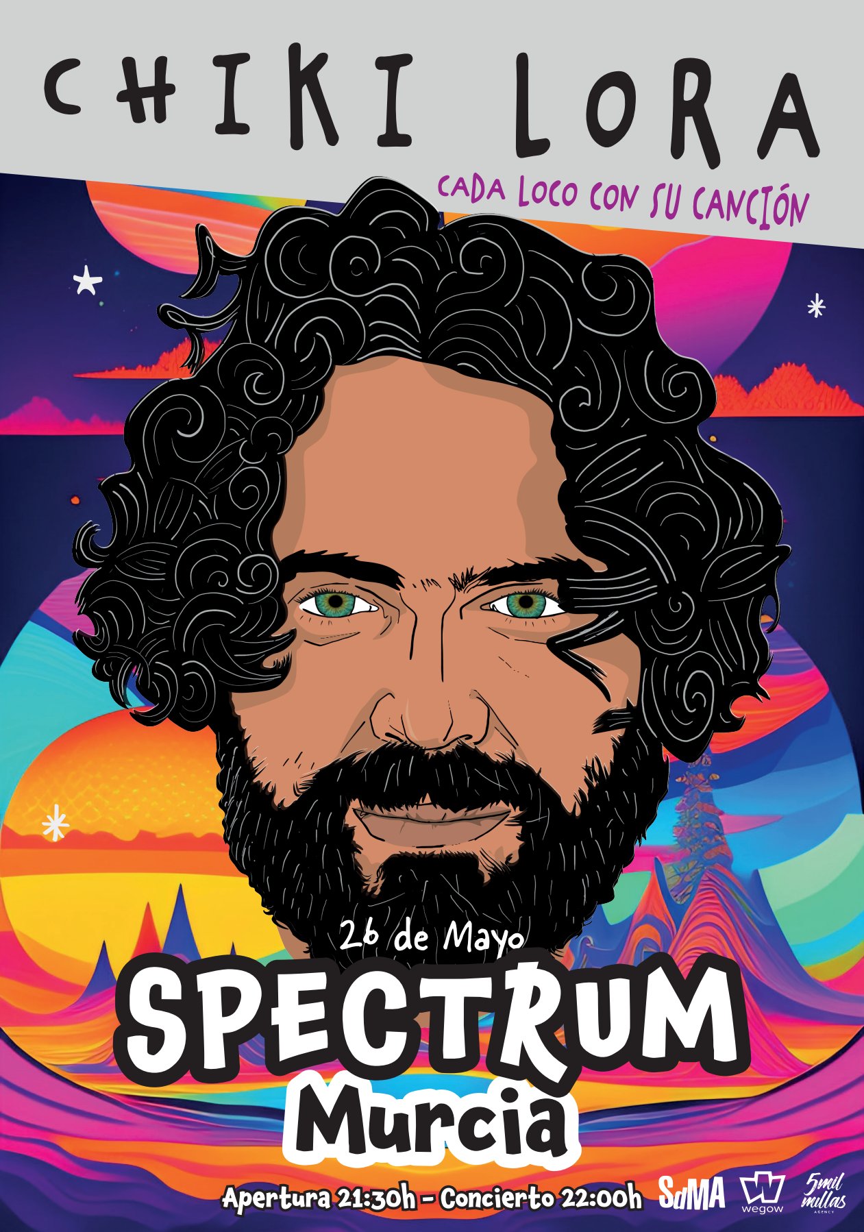 Fotografía promocional de Concierto Chiki Lora Murcia
