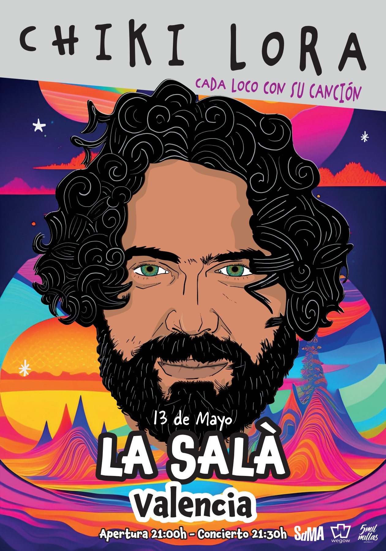 Fotografía promocional de Concierto Chiki Lora Valencia