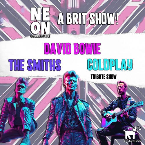 Fotografía promocional de Concierto Coldplay, David Bowie y The Smiths by Neon Collective en Valencia