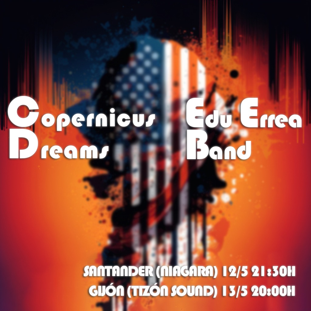 Fotografía promocional de Concierto Copernicus Dreams y Edu Errea Band Santander
