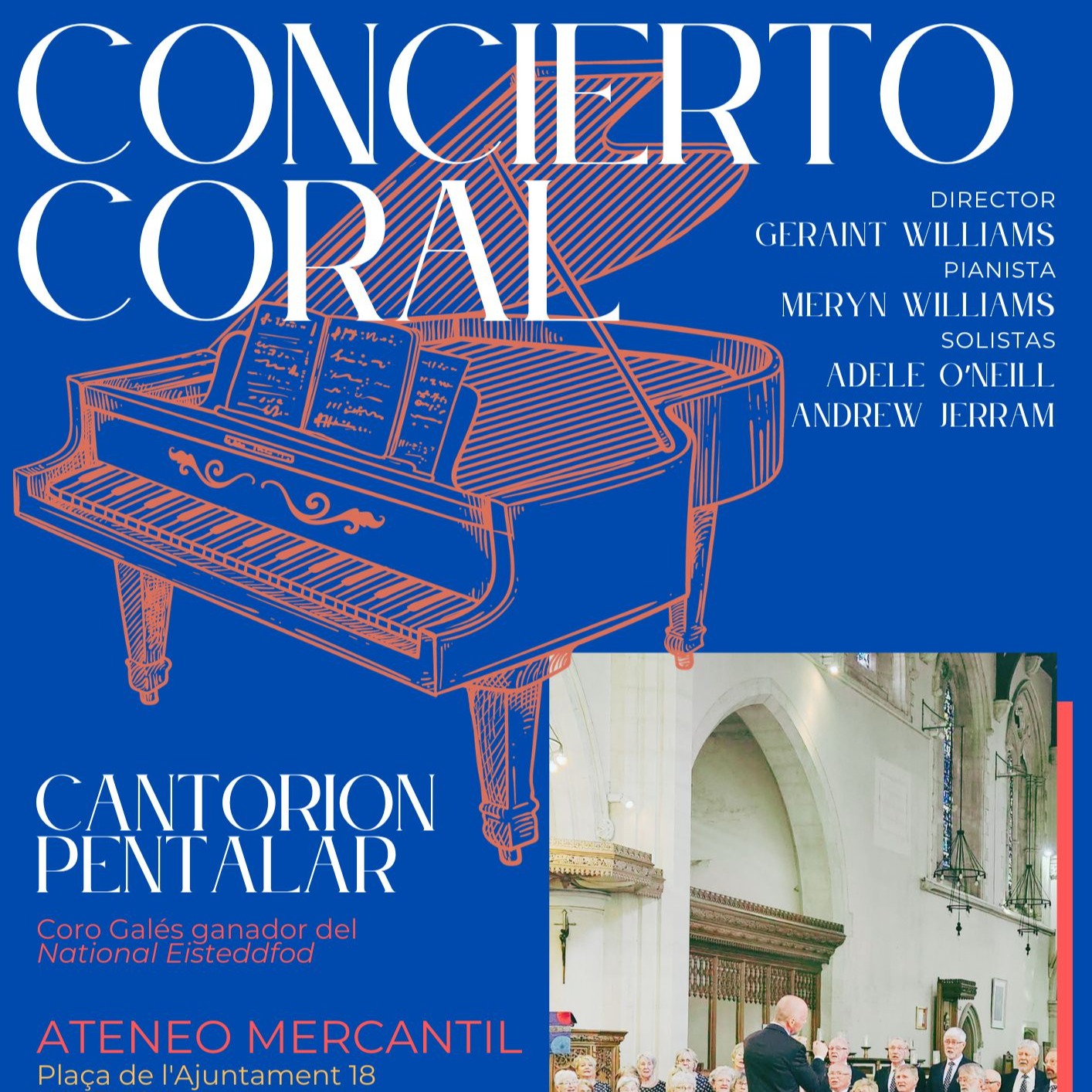 Fotografía promocional de Concierto Coral Gratuito | CANTORION PENTALAR | Valencia