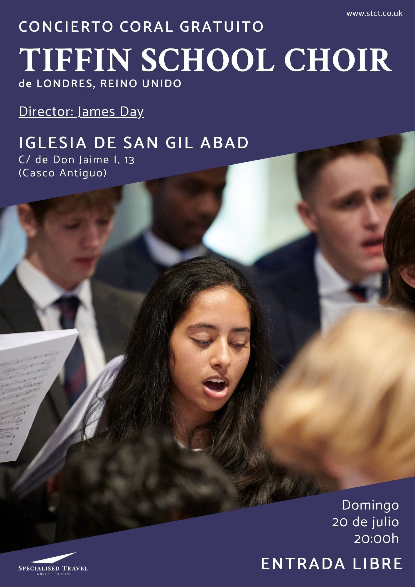 Fotografía promocional de Concierto Coral Gratuito | TIFFIN SCHOOL CHOIR