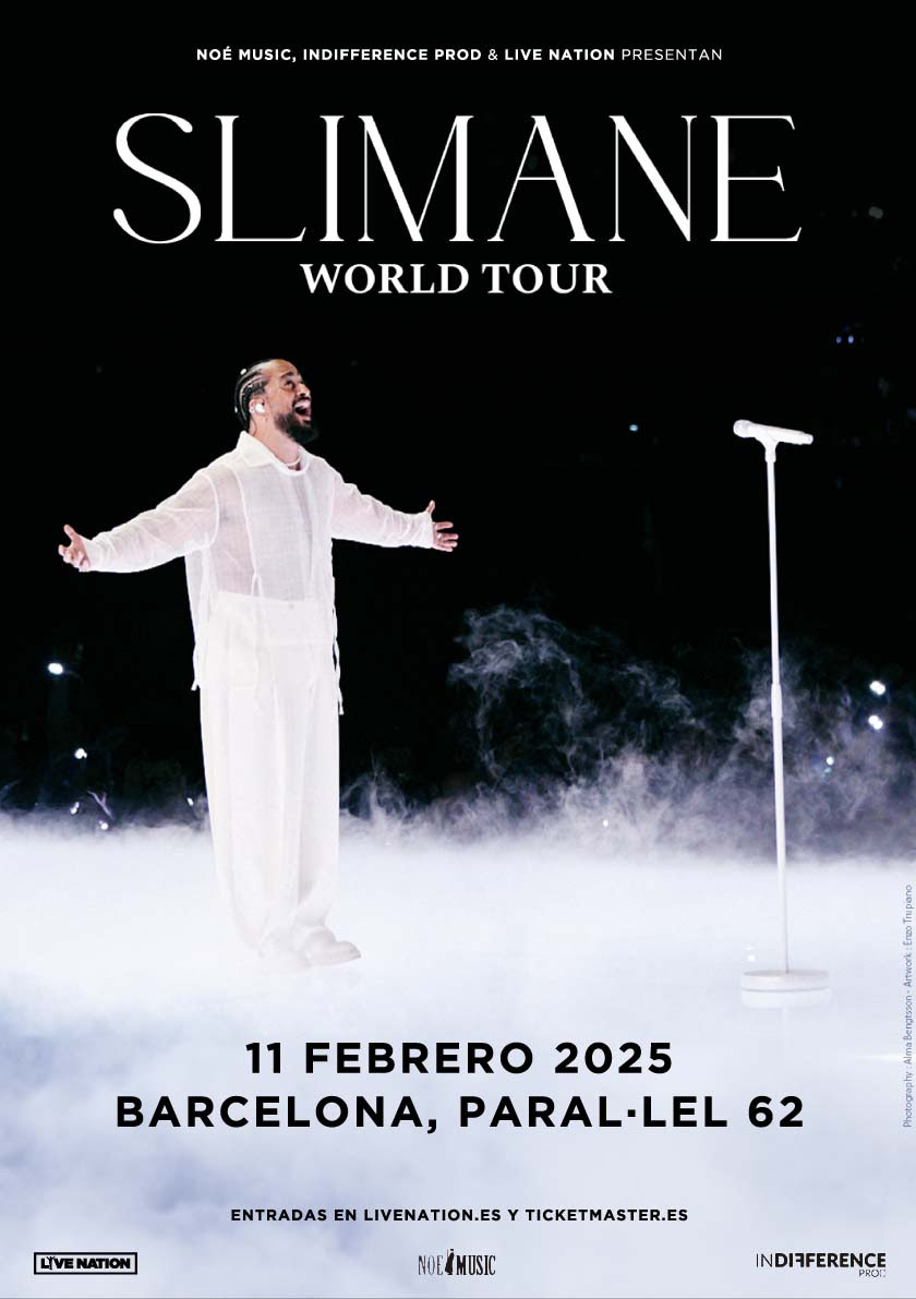Fotografía promocional de Concierto de Slimane en Barcelona