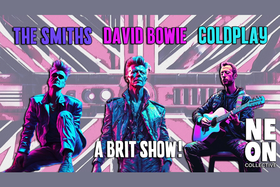 Fotografía promocional de Concierto David Bowie, The Smiths & Coldplay by Neon Collective en Alicante