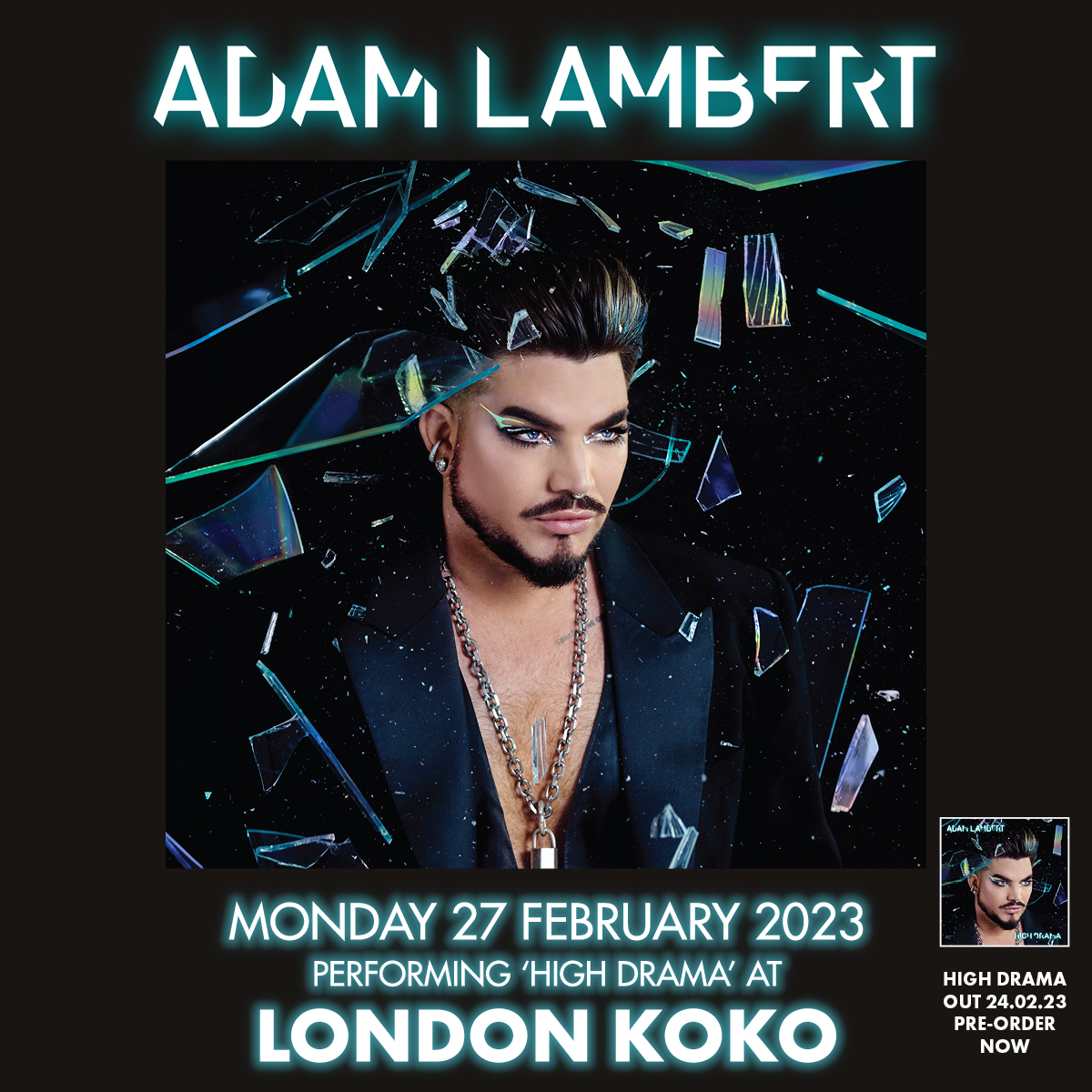 Promofoto von Concierto de Adam Lambert en Londres.