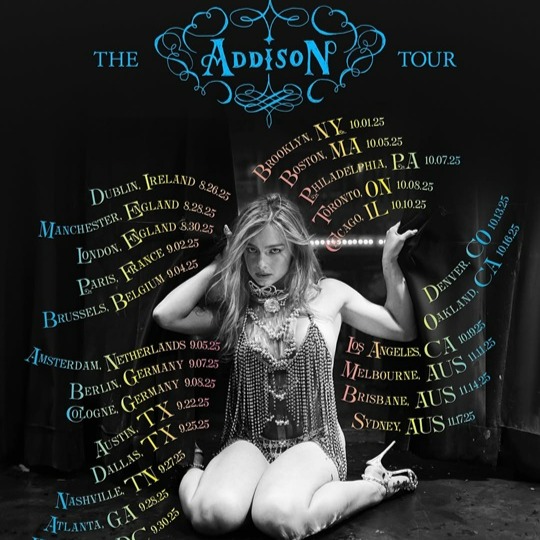 Promotional photograph of Concierto de Addison Rae en Amsterdam.