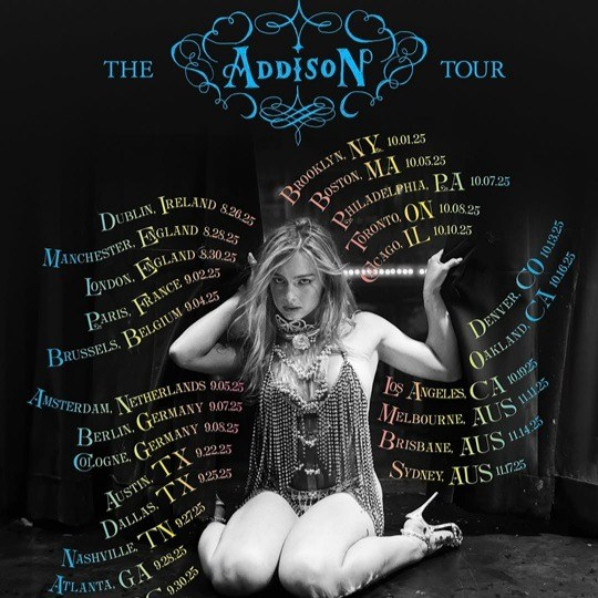 Fotografía promocional de Concierto de Addison Rae en Colonia