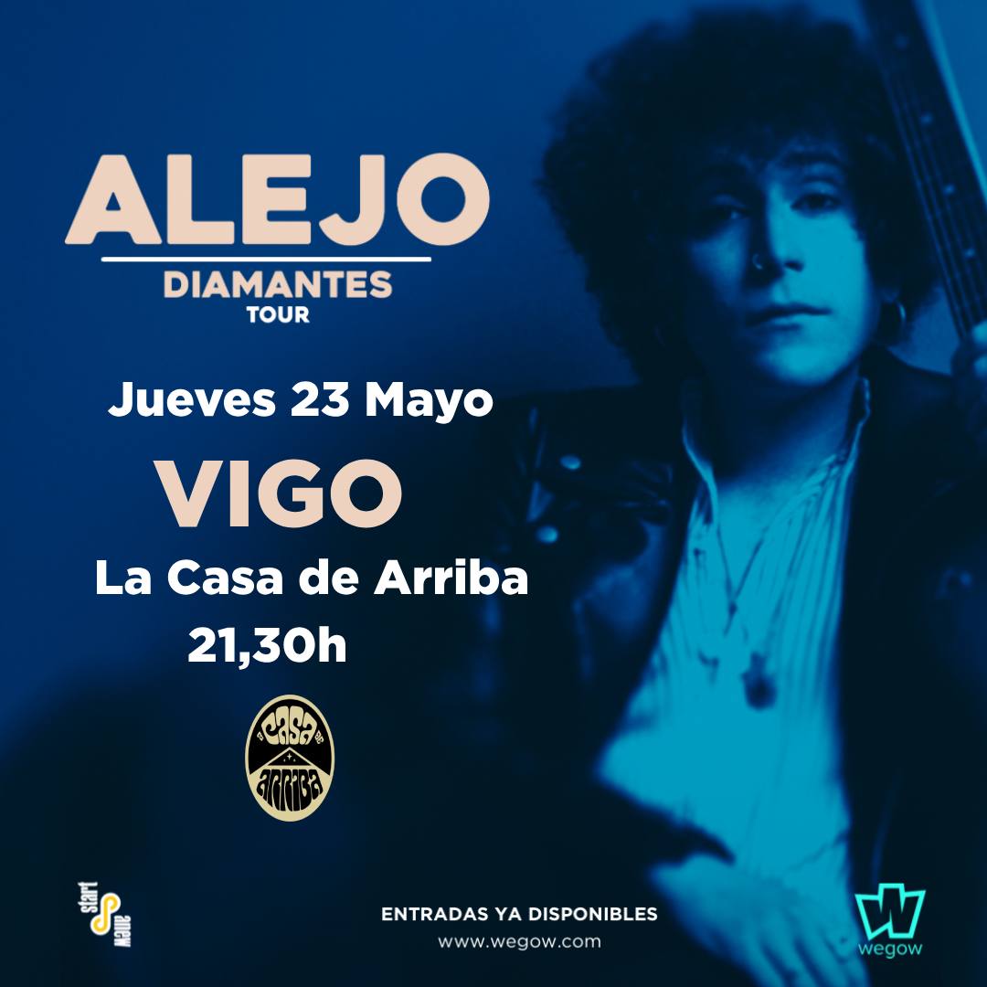 Fotografía promocional de Concierto de Alejo en Vigo