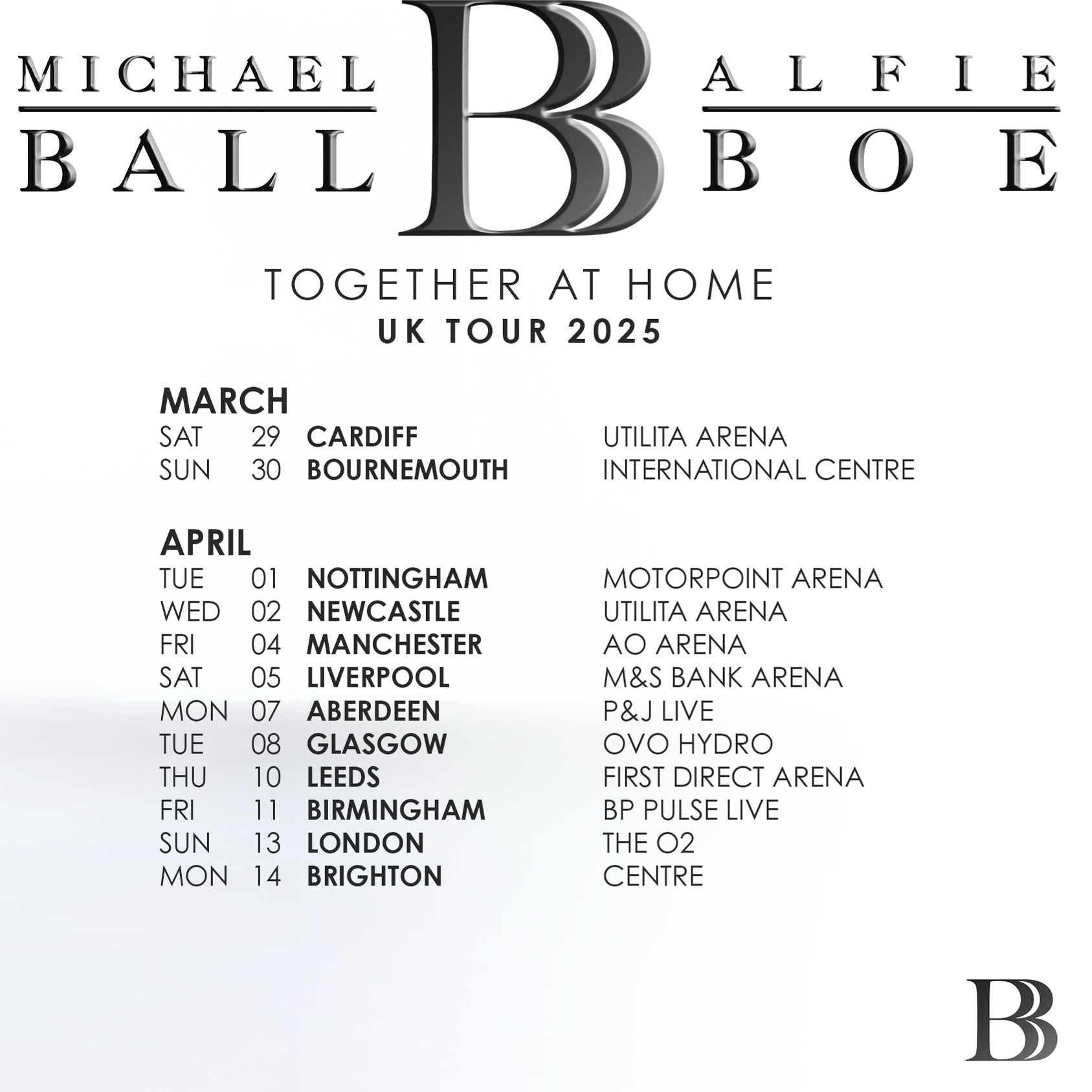 Fotografía promocional de Concierto de Alfie Boe + Michael Ball en Birmingham