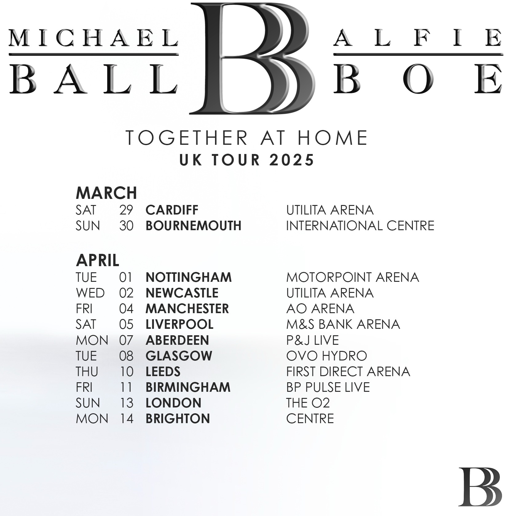Fotografía promocional de Concierto de Alfie Boe + Michael Ball en Leeds