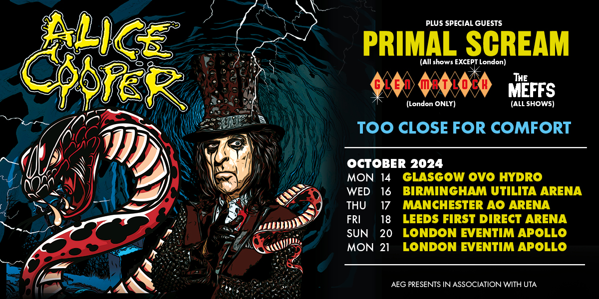 Promofoto von Concierto de Alice Cooper en Londres.