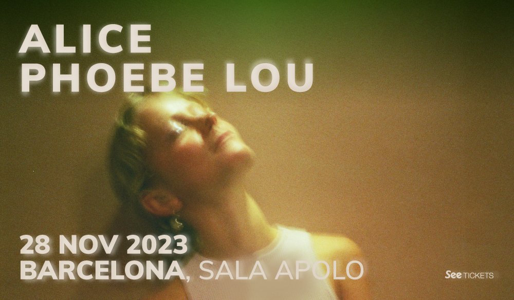 Fotografía promocional de Concierto de Alice Phoebe Lou en Barcelona