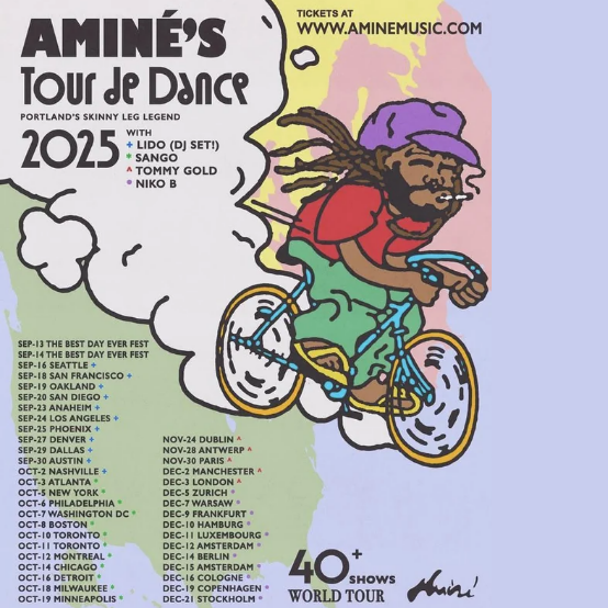 Fotografía promocional de Concierto de Aminé en París