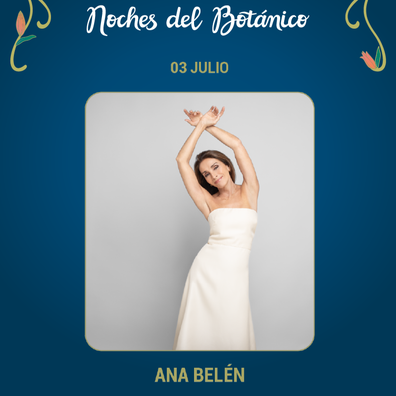 Fotografía promocional de Concierto de Ana Belén en Madrid | Noches del Botánico 2025
