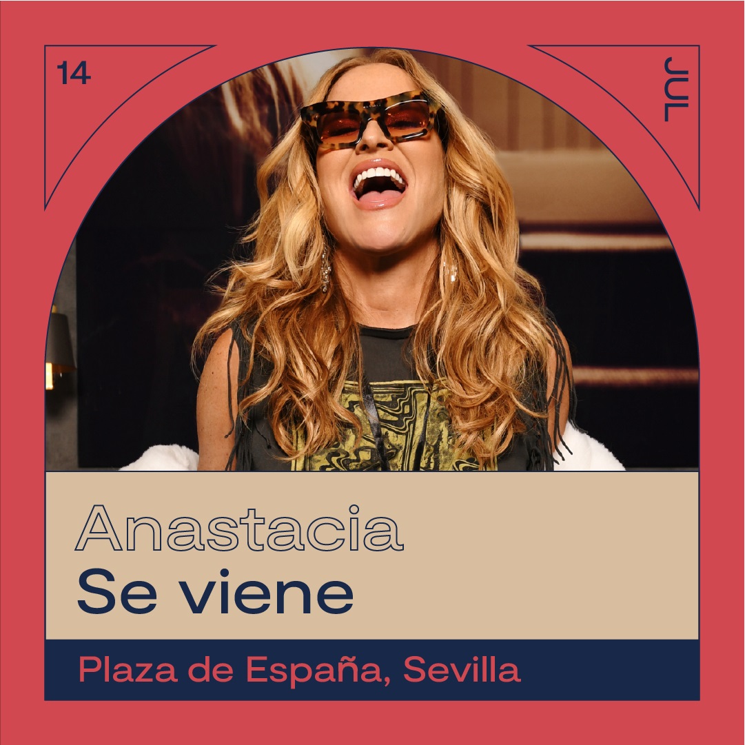 Fotografía promocional de Concierto de Anastacia en Sevilla | Icónica Sevilla Fest 2023