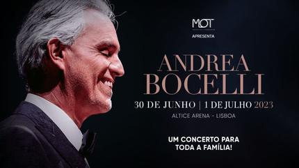 Andrea Bocelli concert à Lisbonne