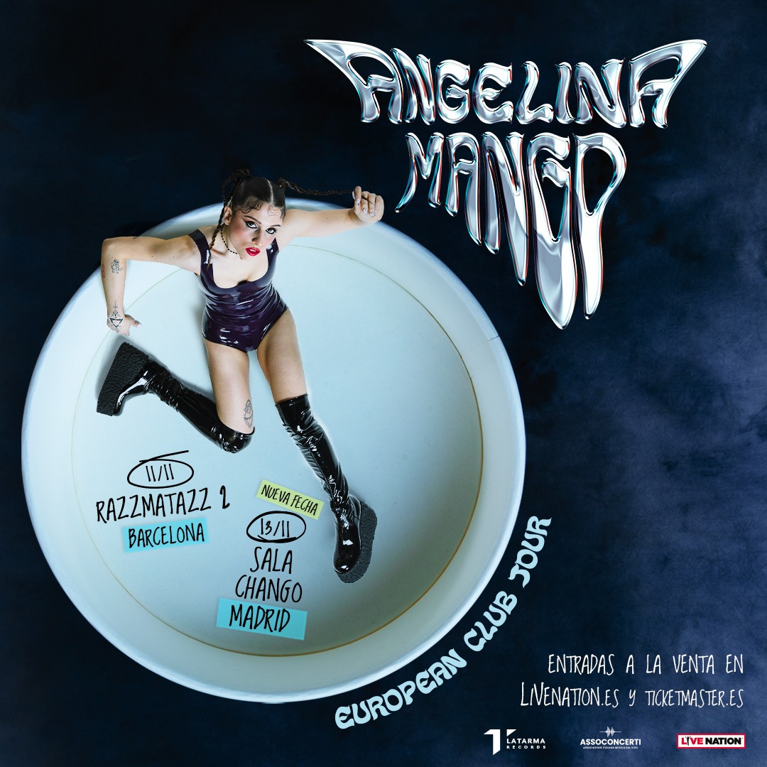 Fotografia promozionale di Concierto de Angelina Mango en Madrid.