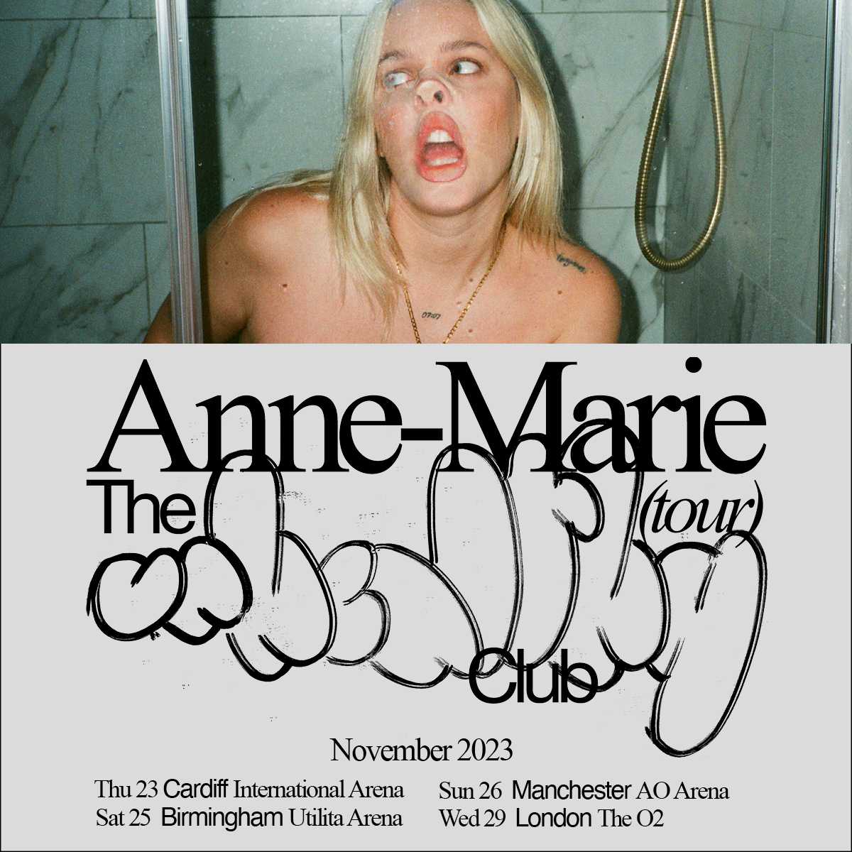 Promotional photograph of Concierto de Anne Marie en Londres.