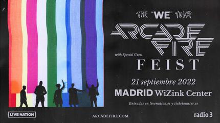 Arcade Fire concerto em Madrid