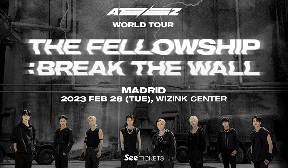 Fotografía promocional de Concierto de Ateez en Madrid | The Fellowship: Break the Wall
