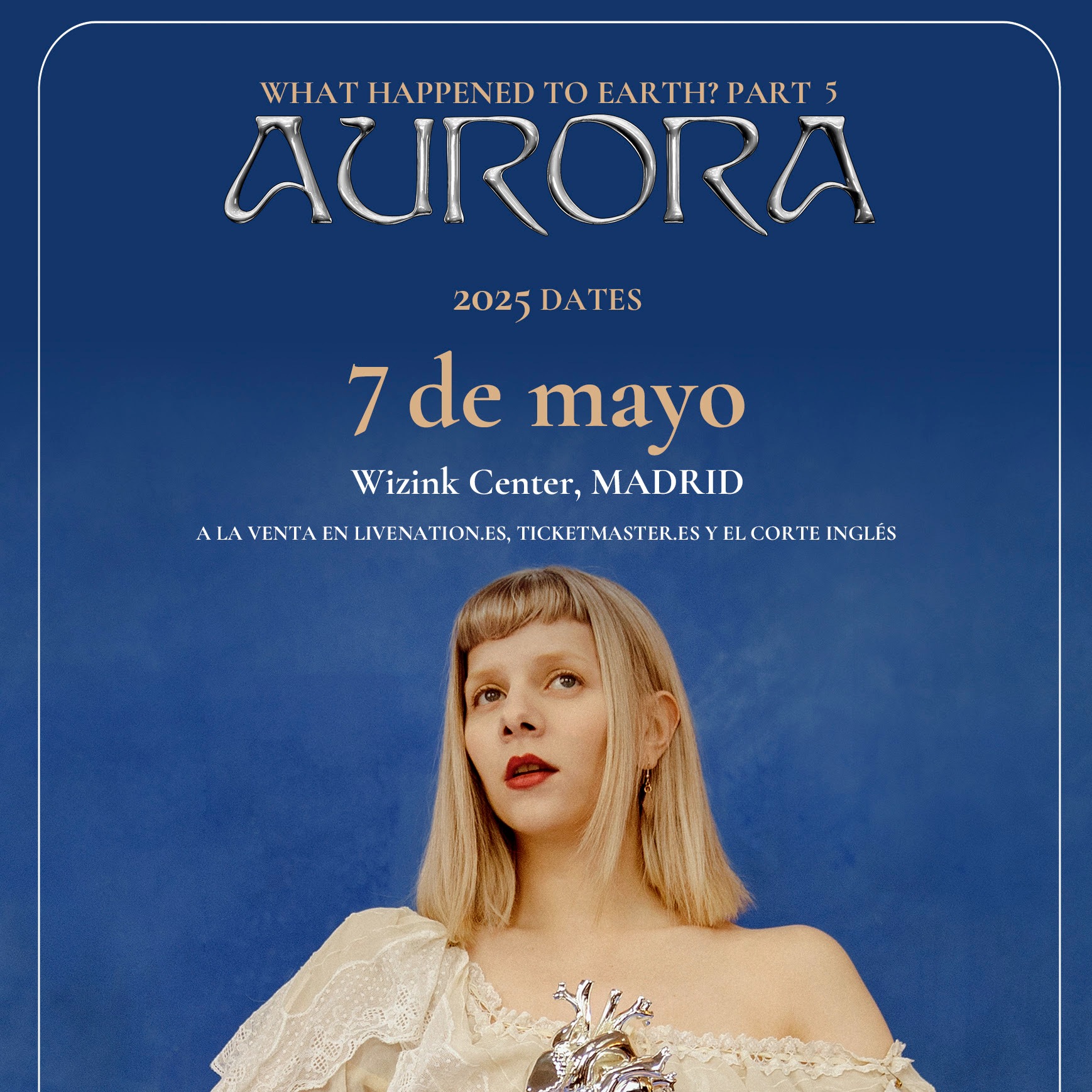Fotografía promocional de Concierto de Aurora en Madrid