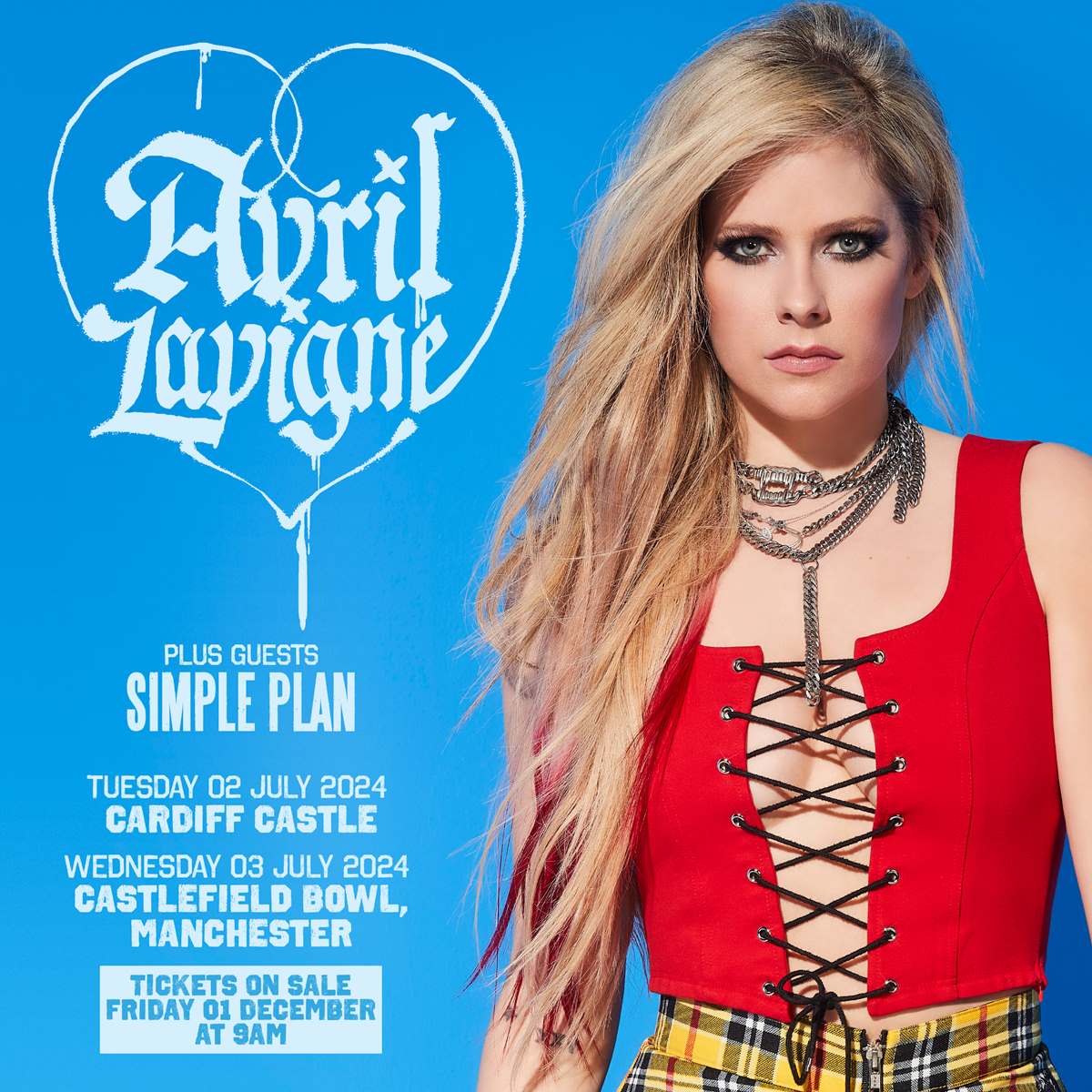 Promofoto von Concierto de Avril Lavigne en Manchester.