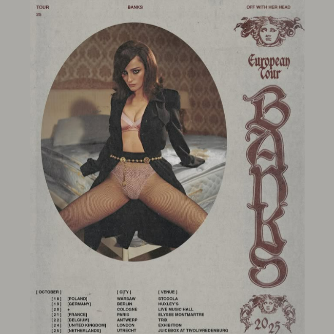 Fotografía promocional de Concierto de Banks en París