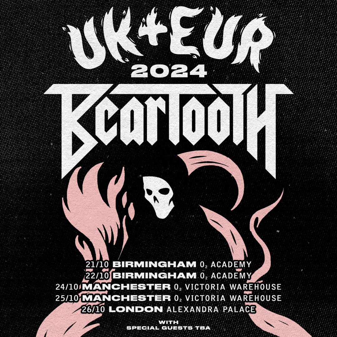 Promotional photograph of Concierto de Beartooth en Londres.