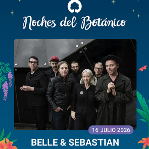 Fotografía promocional de Concierto de Belle & Sebastian en Madrid - Noches del Botánico 2026