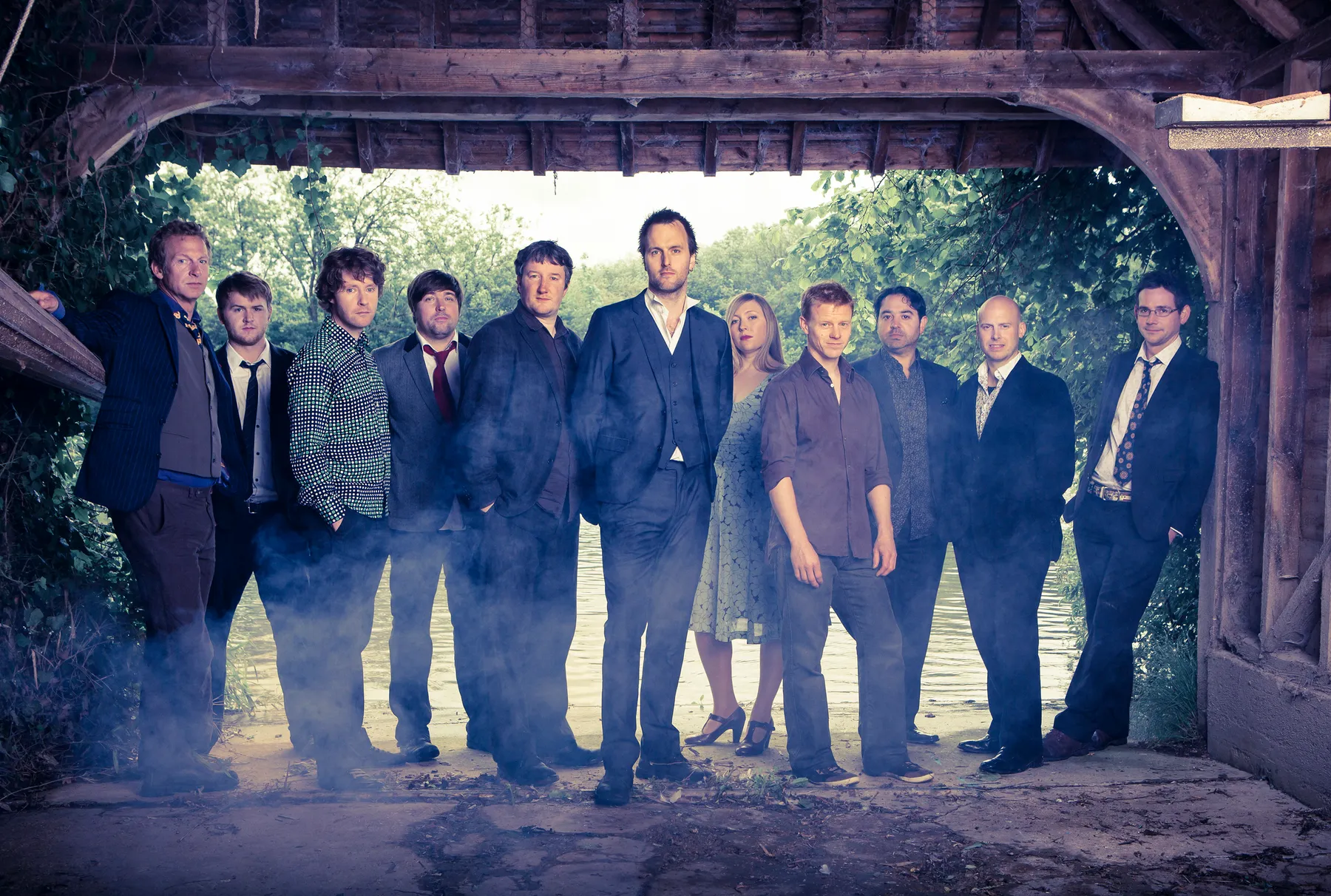Promofoto von Concierto de Bellowhead en Manchester.
