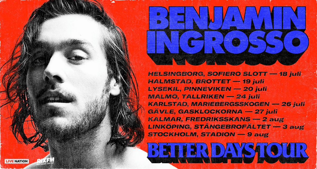 Promotional photograph of Concierto de Benjamin Ingrosso en Estocolmo.