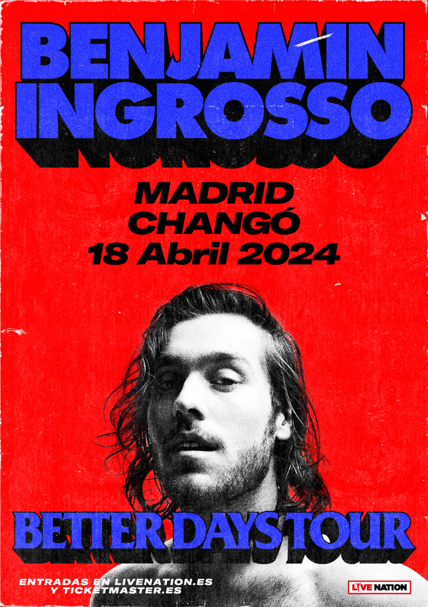 Fotografía promocional de Concierto de Benjamin Ingrosso en Madrid