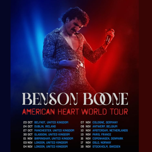 Promofoto von Concierto de Benson Boone en Colonia.