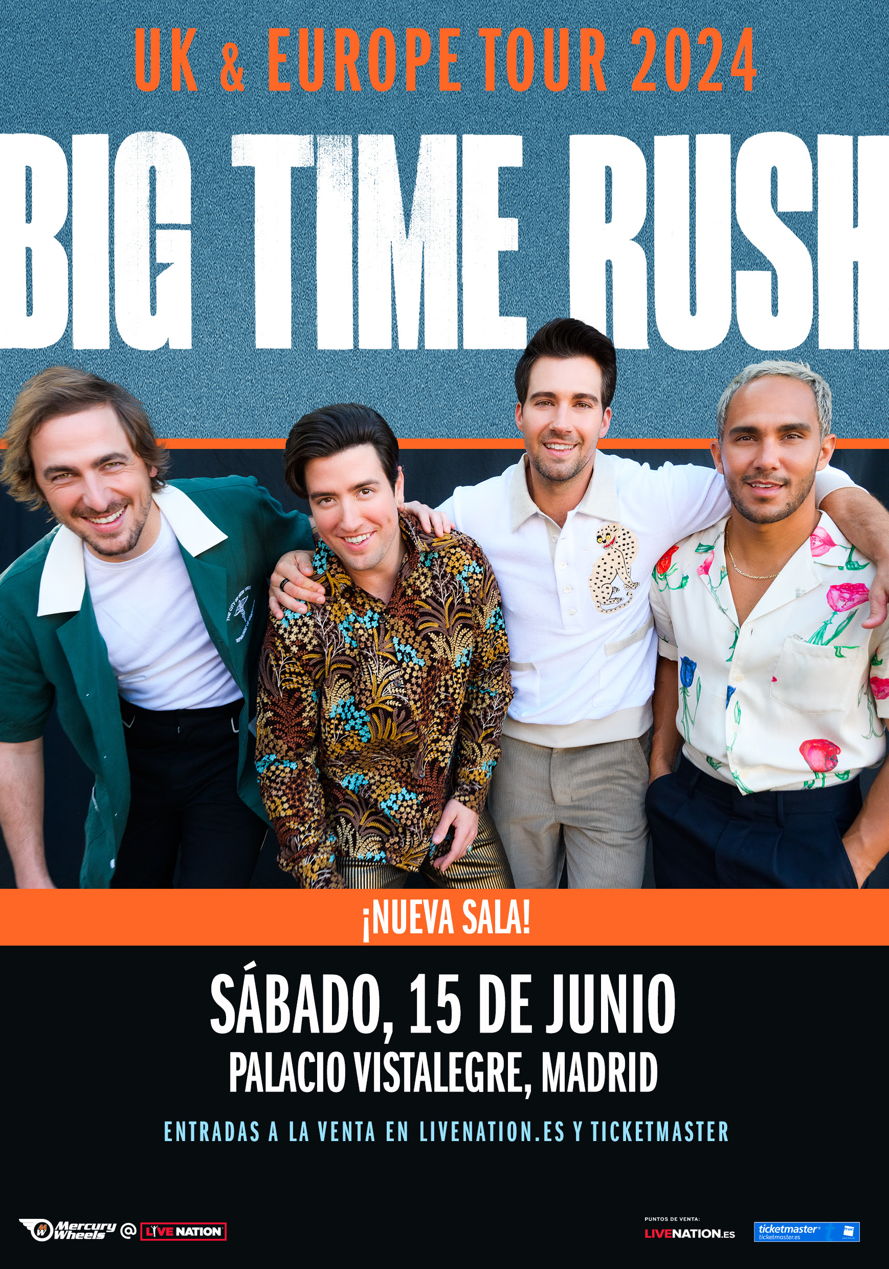 Fotografía promocional de Concierto de Big Time Rush en Madrid